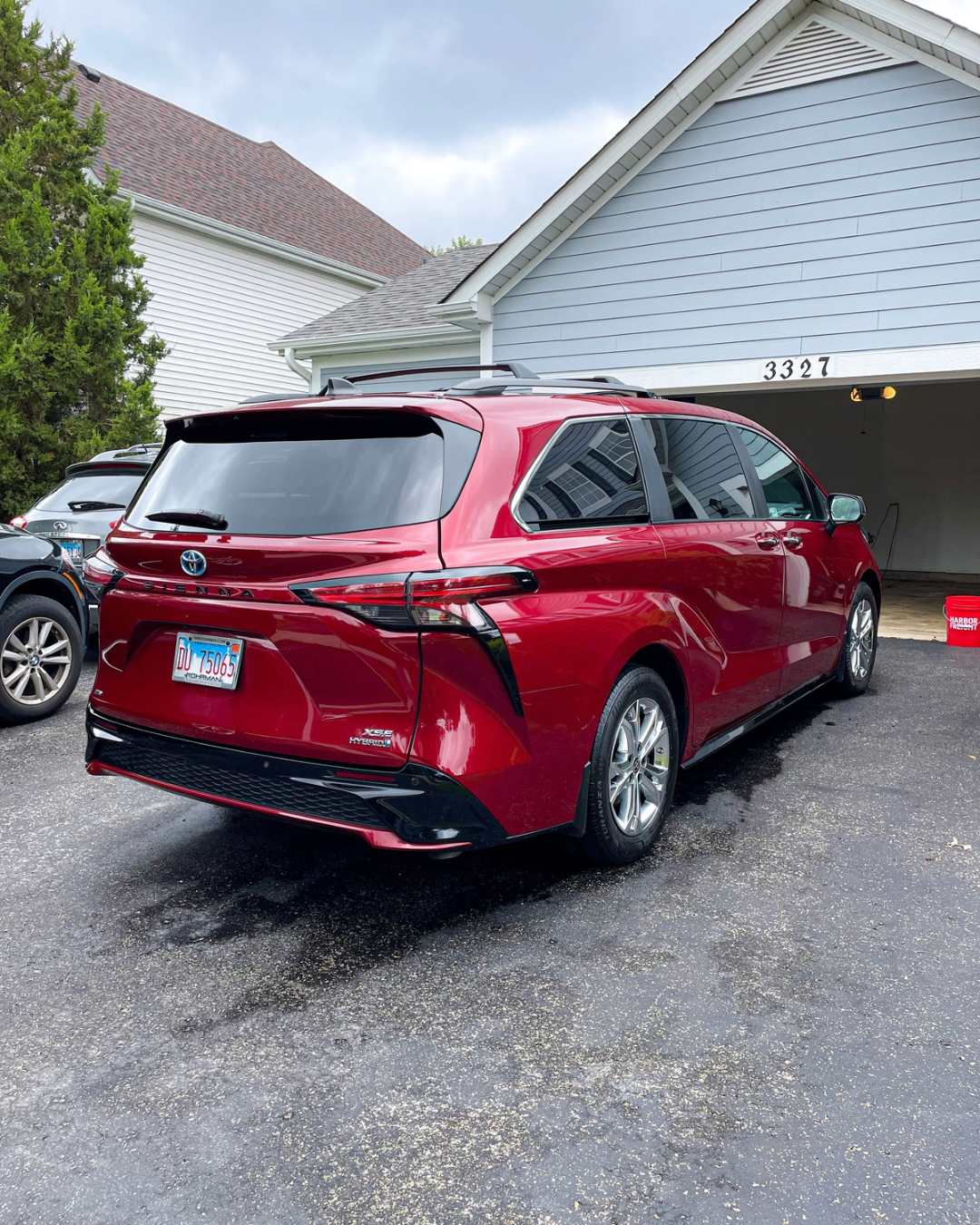 Exterior Detail — Before & After after